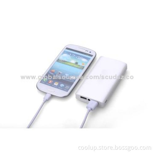 6,000mAh Compact Design Power Station with 2.1 and 1A Output